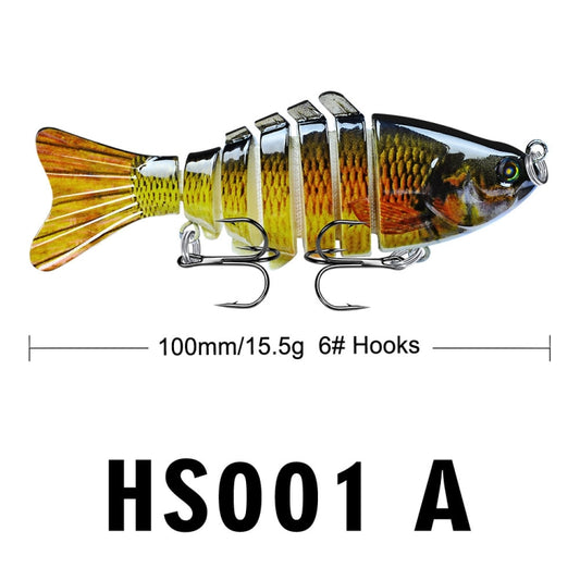 2 PCS PROBEROS HS001 10cm 15.5g Road Sub-Fish Bait Plastic Hard Bait(A) by bashfashion