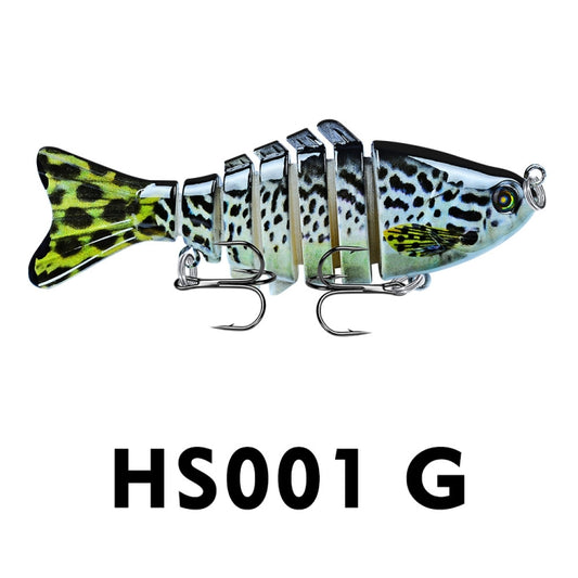 2 PCS PROBEROS HS001 10cm 15.5g Road Sub-Fish Bait Plastic Hard Bait(G) by bashfashion