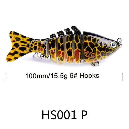 2 PCS PROBEROS HS001 10cm 15.5g Road Sub-Fish Bait Plastic Hard Bait(P) by bashfashion