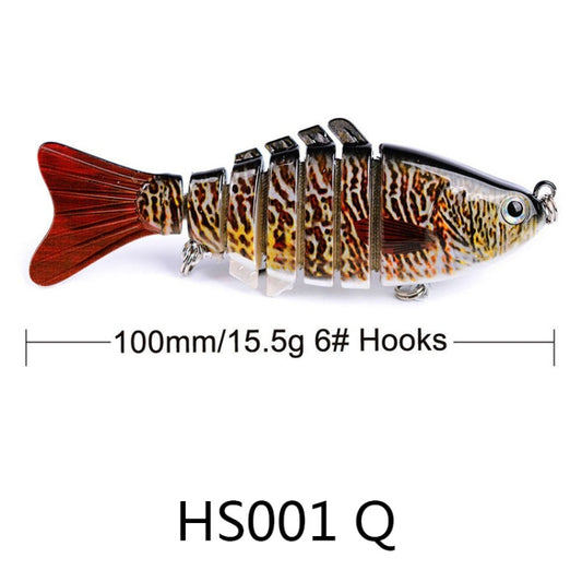 2 PCS PROBEROS HS001 10cm 15.5g Road Sub-Fish Bait Plastic Hard Bait(Q) by bashfashion