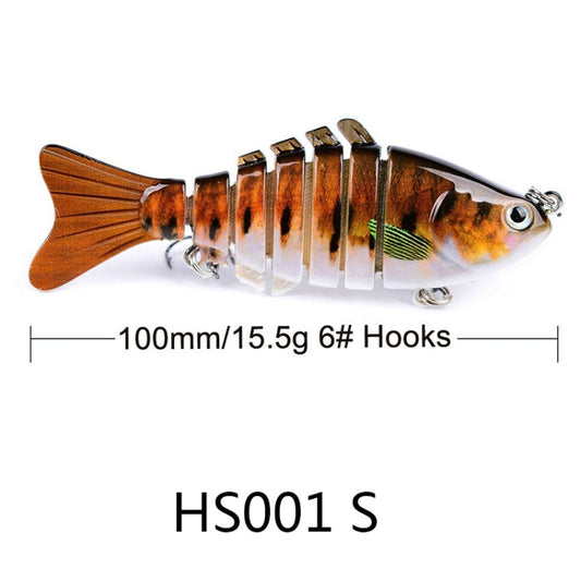 2 PCS PROBEROS HS001 10cm 15.5g Road Sub-Fish Bait Plastic Hard Bait(S) by bashfashion