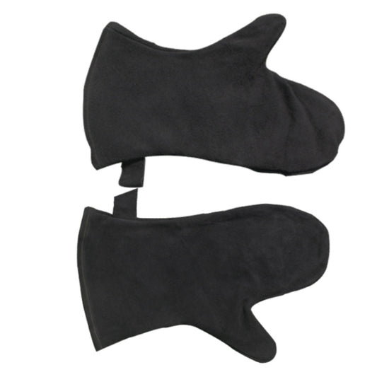 1 Pair Outdoor BBQ Genuine Leather Heat Insulation Gloves(Free Size) by bashfashion