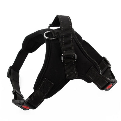 K9 Dog Adjustable Chest Strap, Size: S(Black) by bashfashion