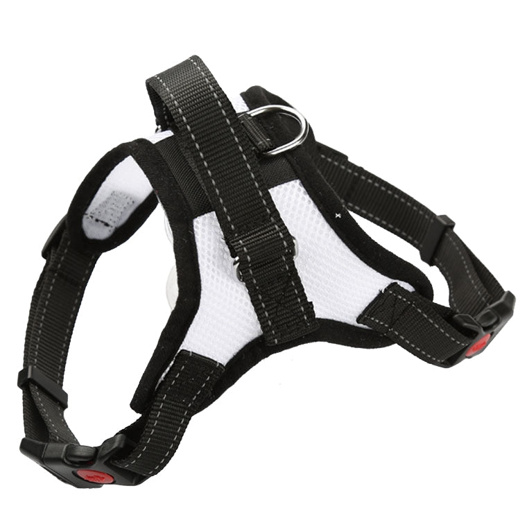 K9 Dog Adjustable Chest Strap, Size: S(Breathable White) by bashfashion