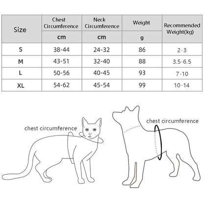 BL-867 Pet Chest Straps Reflective Dog Traction Rope, Size: M(Red) by bashfashion