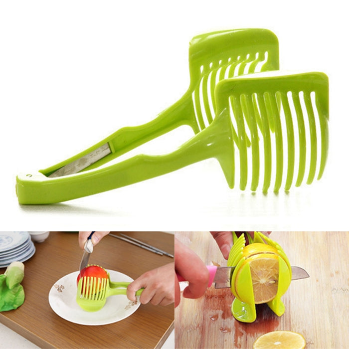 Handheld Creative Kitchen Fruit Vegetable Slicer Lemon Cutter Multi-function Kitchen Tool by bashfashion