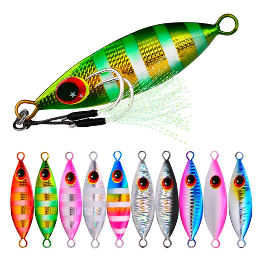 2 PCS PROBEROS LF105 Sea Fishing Metal Road Bait, Specification: 20g(J) by PROBEROS