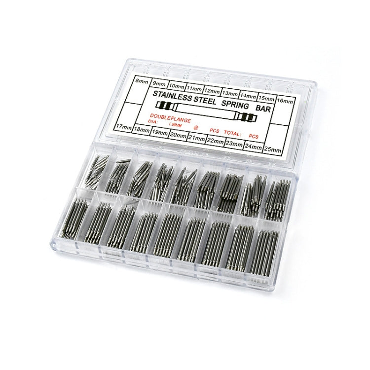 360 PCS / Box C016 8-25mm Stainless Steel Seamless Box Packing Spring Bar by bashfashion