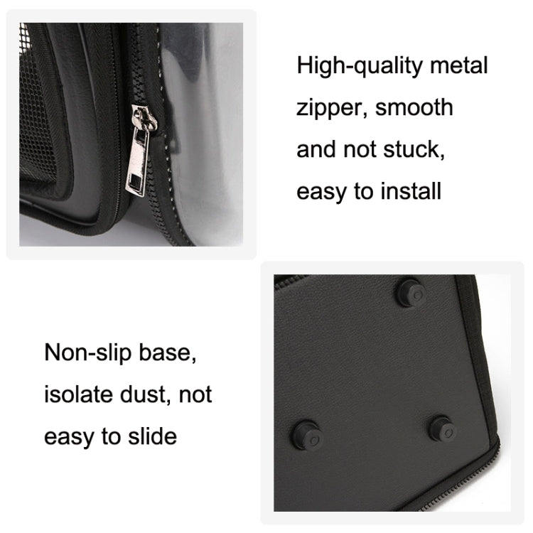 Pet Transparent Space Capsule Outing Package, Size: Large(Pink) by bashfashion