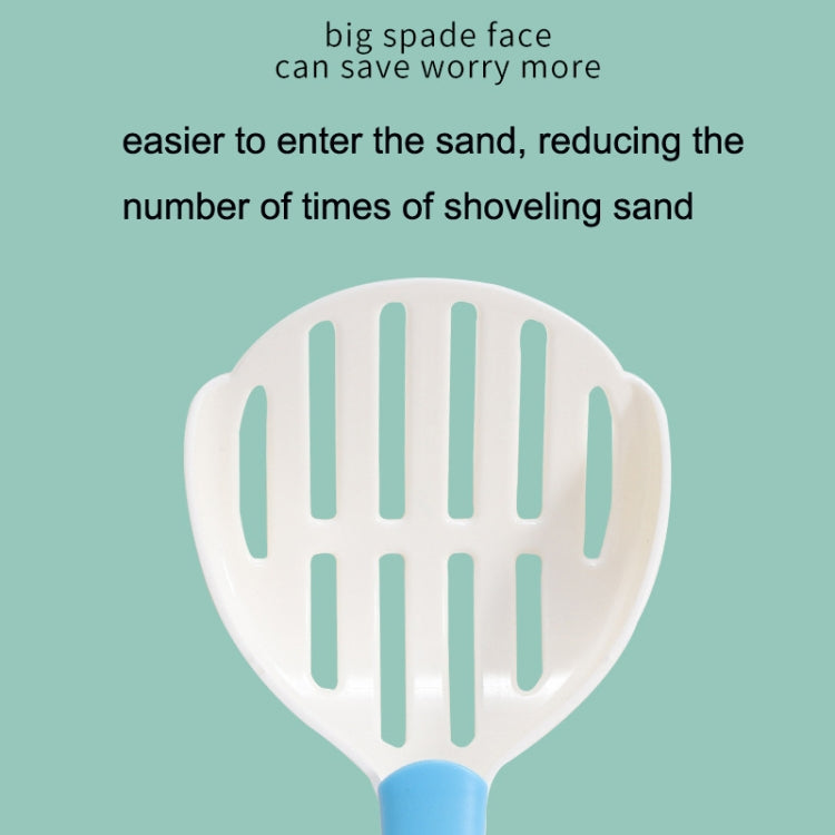 Pet Cat Litter Shovel Cat Poop Cleaning Tool(Coffee + Orange) by bashfashion