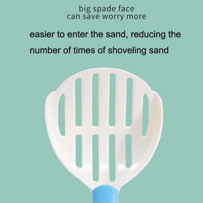 Pet Cat Litter Shovel Cat Poop Cleaning Tool(Coffee + Orange) by bashfashion