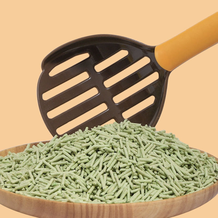 Pet Cat Litter Shovel Cat Poop Cleaning Tool(Coffee + Orange) by bashfashion