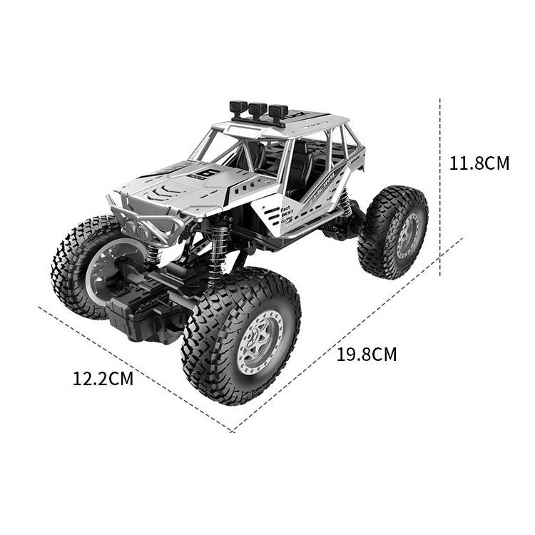 JZRC Alloy Remote Control Off-Road Vehicle Charging Remote Control Car Toy For Children Medium Alloy Silver by JZRC