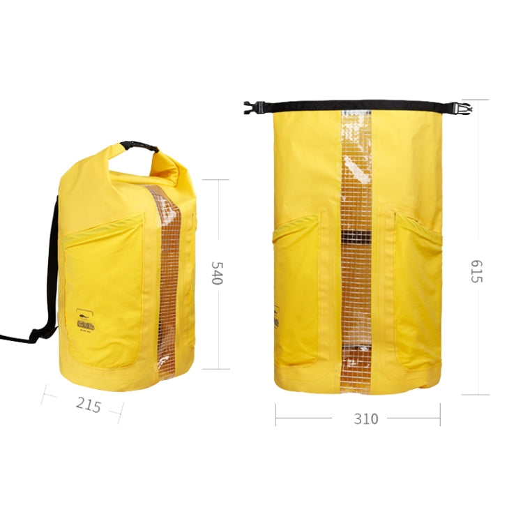 AFISHTOUR FW2074 25L Outdoor Swimming Drifting Waterproof Bag(Yellow) by AFISHTOUR