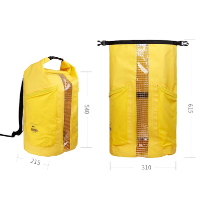 AFISHTOUR FW2074 25L Outdoor Swimming Drifting Waterproof Bag(Yellow) by AFISHTOUR