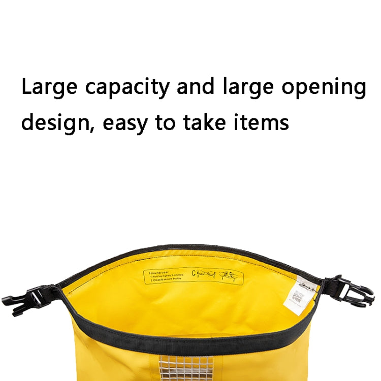 AFISHTOUR FW2074 25L Outdoor Swimming Drifting Waterproof Bag(Yellow) by AFISHTOUR