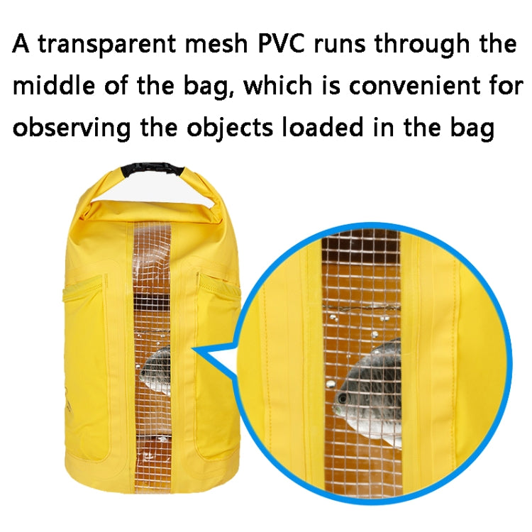 AFISHTOUR FW2074 25L Outdoor Swimming Drifting Waterproof Bag(Yellow) by AFISHTOUR