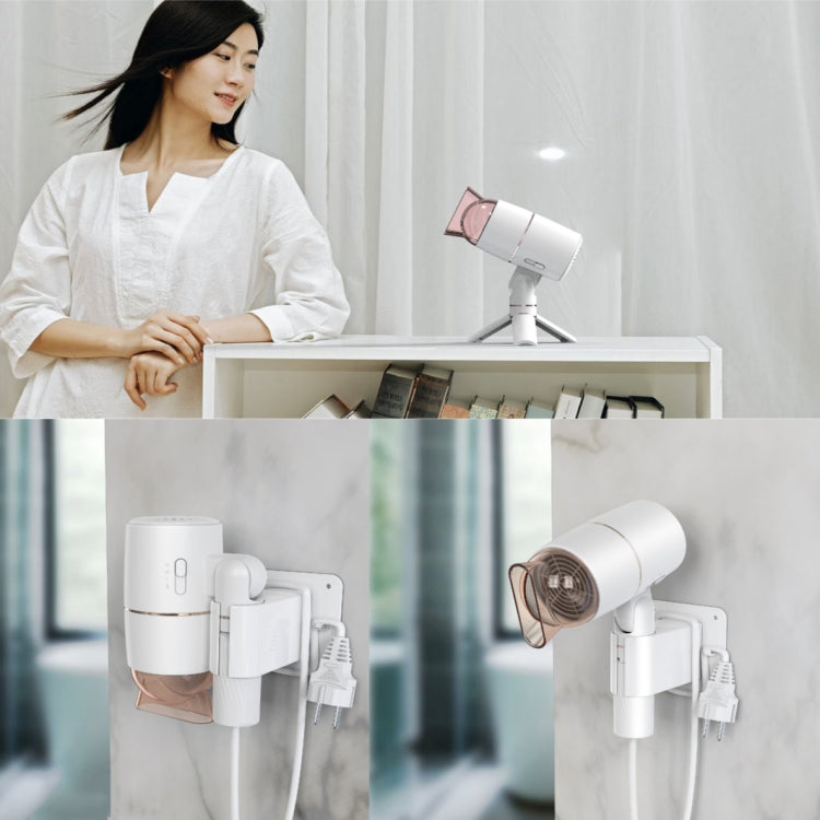 ZMFT-001 Hands-Free Desktop Hair Dryer, Specification: US Plug(White) by bashfashion