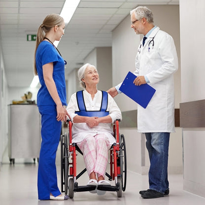 LYAQD-3 Postoperative Anti-Fall Wheelchair Adjustable Seat Belt(Blue) by bashfashion