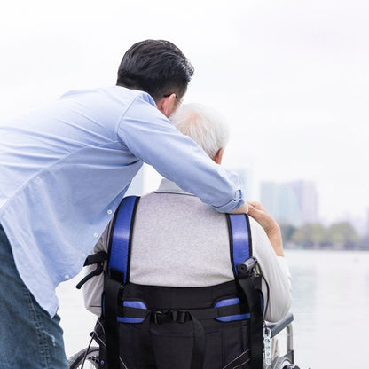 LYAQD-3 Postoperative Anti-Fall Wheelchair Adjustable Seat Belt(Blue) by bashfashion