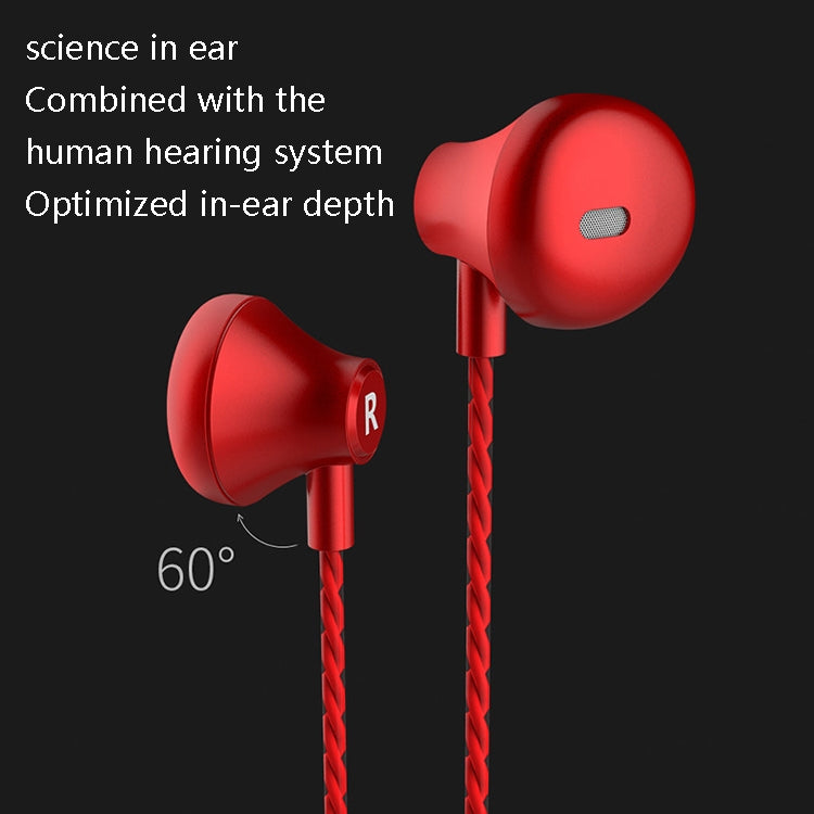 2 PCS TS720 3.5mm Heavy Bass Metal Earbud Wired Earphone(Black) by bashfashion