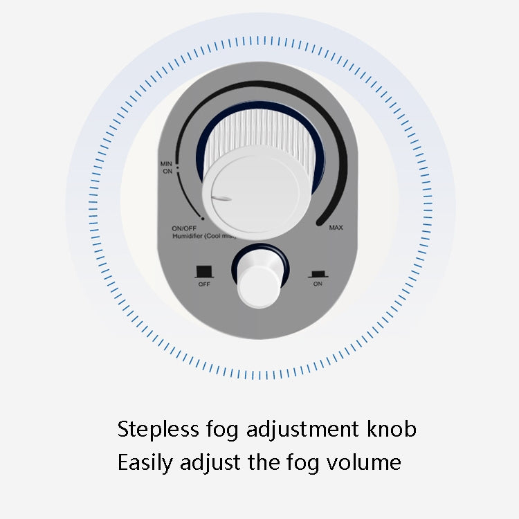 RD110 5L Big Mist Ultrasonic Air Humidifier, US Plug(Negon + Cold Fog) by bashfashion
