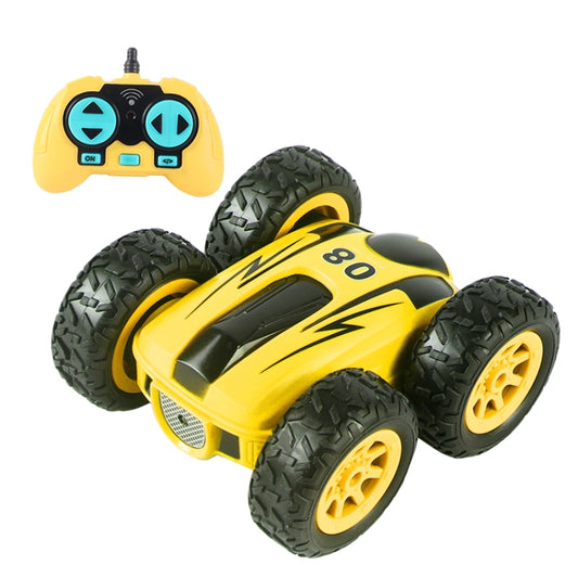 RD158-3 2.4G Mini High Speed Double Sided Remote Control Car Toy(English Box 08 Yellow) by bashfashion
