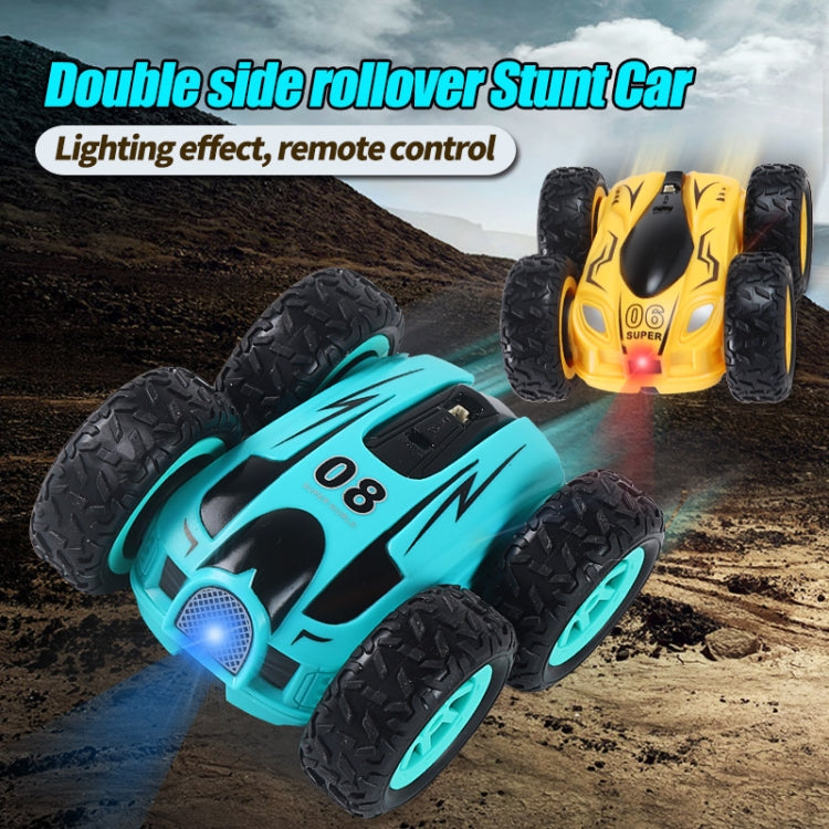 RD158-3 2.4G Mini High Speed Double Sided Remote Control Car Toy(English Box 08 Blue) by bashfashion