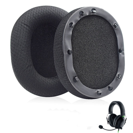 1 Pair Earpads For Razer BlackShark V2 USB SOUND / V2 Pro Headset, Color: Black Mesh by bashfashion