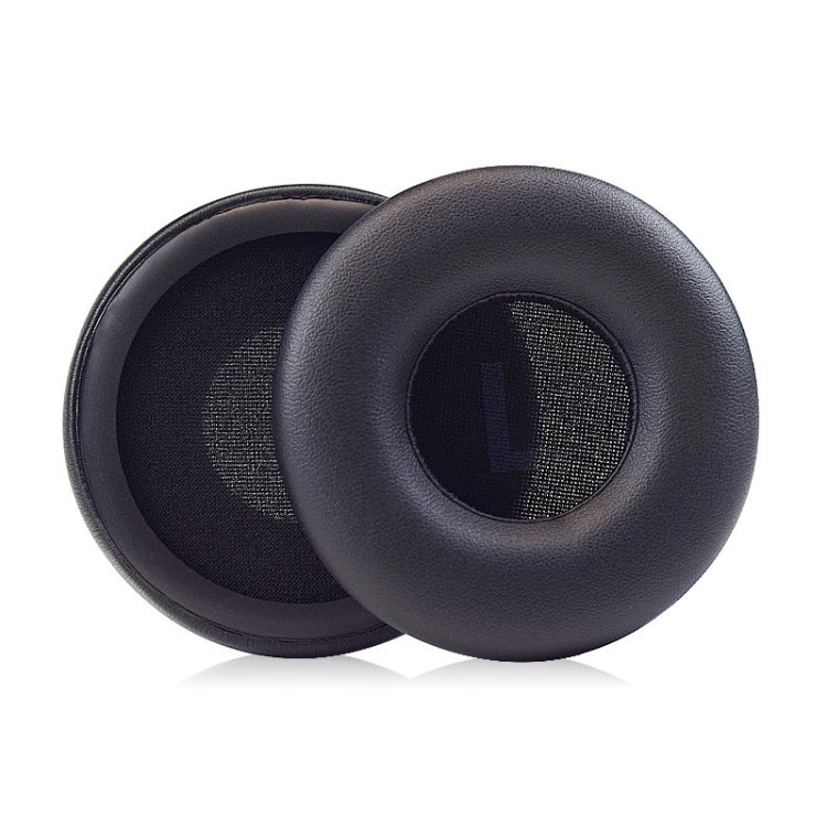 1 Pair Protein Leather Sponge Earpad For JBL T450 / Tune 600 / T500BT( Black) by bashfashion