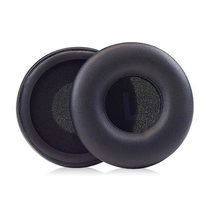 1 Pair Protein Leather Sponge Earpad For JBL T450 / Tune 600 / T500BT( Black) by bashfashion