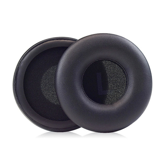 1 Pair Protein Leather Sponge Earpad For JBL T450 / Tune 600 / T500BT( Black) by bashfashion