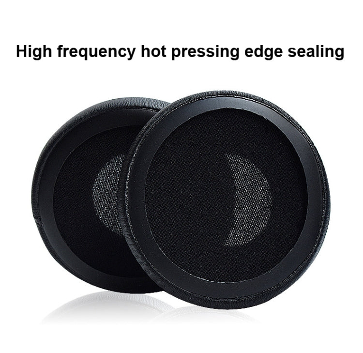 1 Pair Protein Leather Sponge Earpad For JBL T450 / Tune 600 / T500BT( Black) by bashfashion