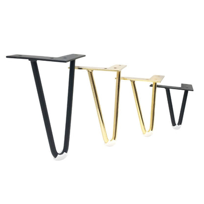 LH-S0006 Metal Furniture Support Legs, Height: 25cm(Titanium) by bashfashion
