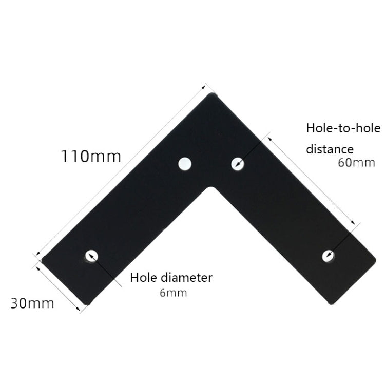 LH-S0006 Metal Furniture Support Legs, Height: 25cm(Titanium) by bashfashion