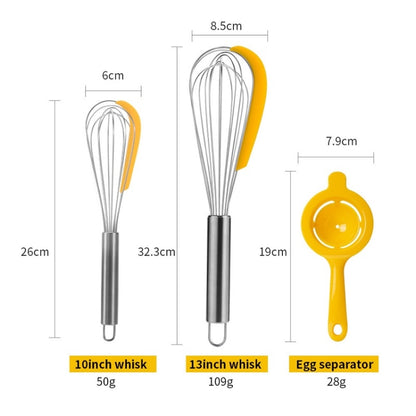 3 in 1 Household Multifunctional Manual Egg Beater Cream Whisk by bashfashion
