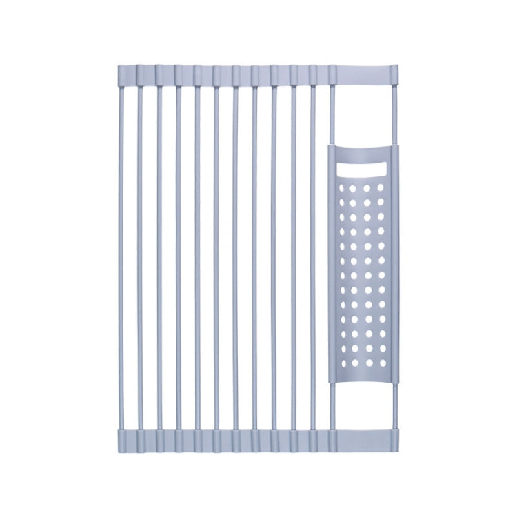 43 x 33cm Gray Kitchen Silicone Drain Rack Sink Drain Rack by bashfashion