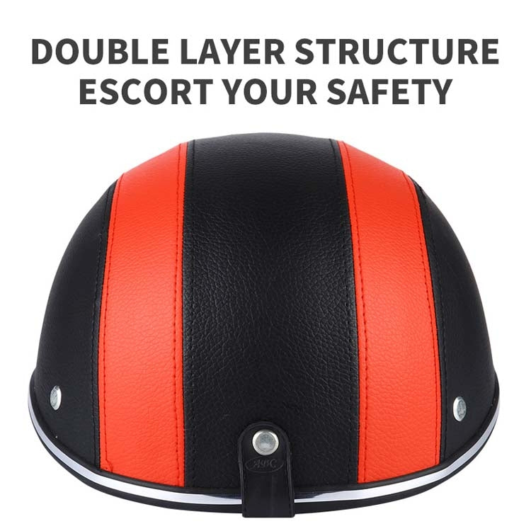 BSDDP A0322 Summer Half Helmet Lightweight Safety Helmet(Orange) by BSDDP