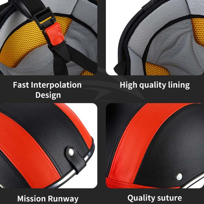 BSDDP A0322 Summer Half Helmet Lightweight Safety Helmet(Orange) by BSDDP