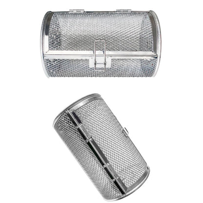 C Type 12 x 23cm Stainless Steel Roasting Cage Oven Peanut Chestnut Cage by bashfashion