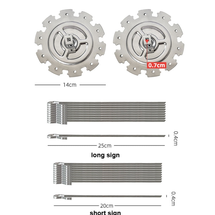 Long 25cm Air Fryer Electric Oven Lamb Skewer Grill by bashfashion