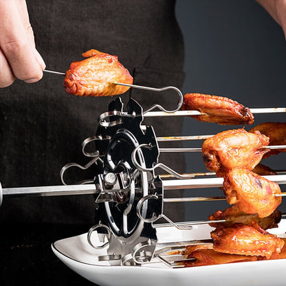 Long 25cm Air Fryer Electric Oven Lamb Skewer Grill by bashfashion