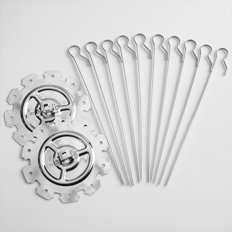 Short 20cm Air Fryer Electric Oven Lamb Skewer Grill by bashfashion