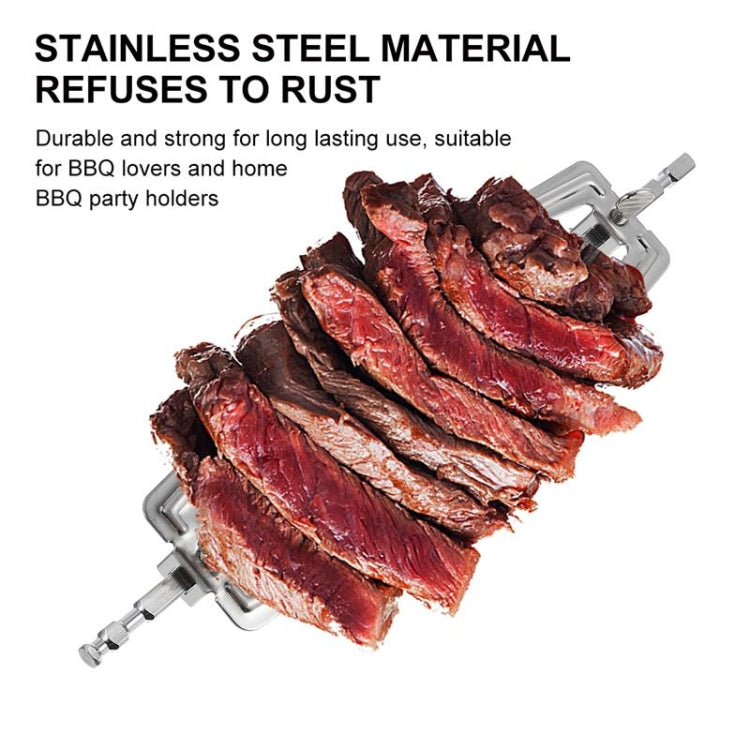 Stainless Steel Roast Chicken Skewer Cook Oven BBQ Grilled Fork by bashfashion