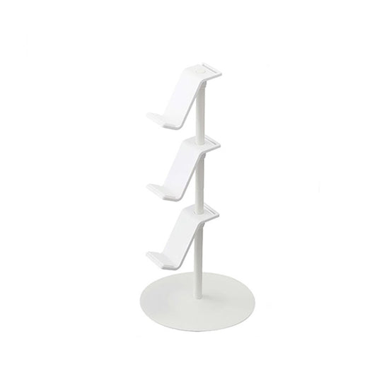 Gamepad Storage Rack Desktop Headphone Storage Rack, Color: 3 Floors White by bashfashion