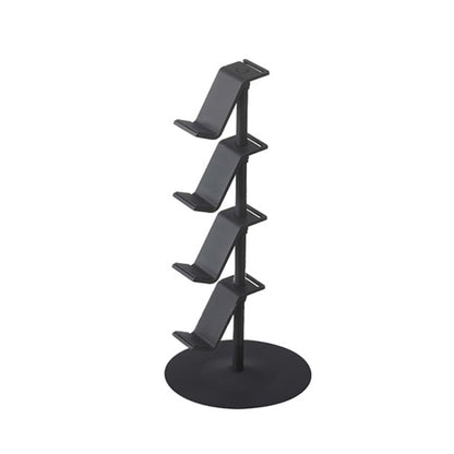 Gamepad Storage Rack Desktop Headphone Storage Rack, Color: 4 Floors Black by bashfashion