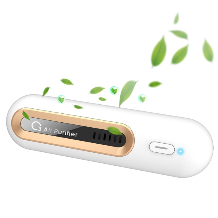 M9 Mini Ozone Sterilizer Home Refrigerator Deodorizer(White) by bashfashion