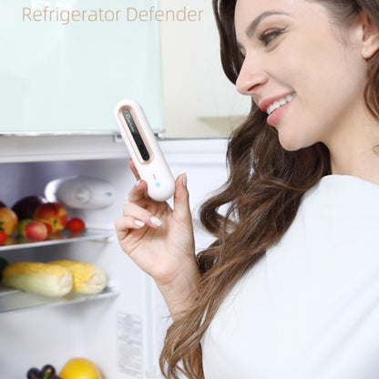 M9 Mini Ozone Sterilizer Home Refrigerator Deodorizer(White) by bashfashion