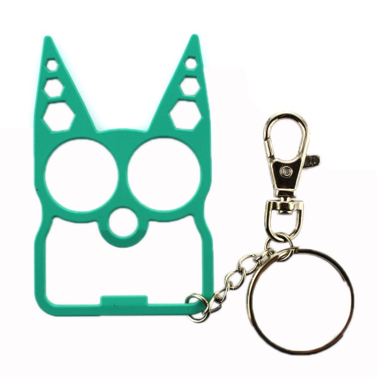 2 PCS 6 In 1 Multifunctional Keychain Zinc Alloy Bottle Opener(Bright Green) by bashfashion