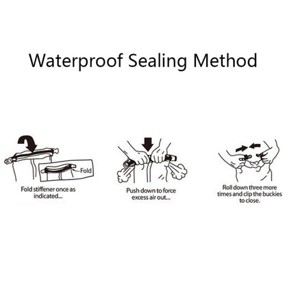 LUCKSTONE 35L Outdoor Rafting Swimming Waterproof Backpack(Yellow Black) by bashfashion